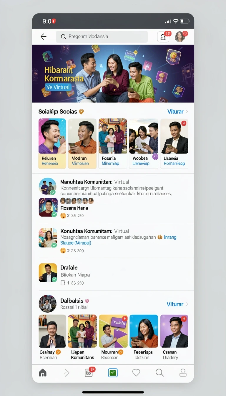 Tampilan utama aplikasi Aplikasi catoto Terpercaya untuk Android yang intuitif dan efisien.