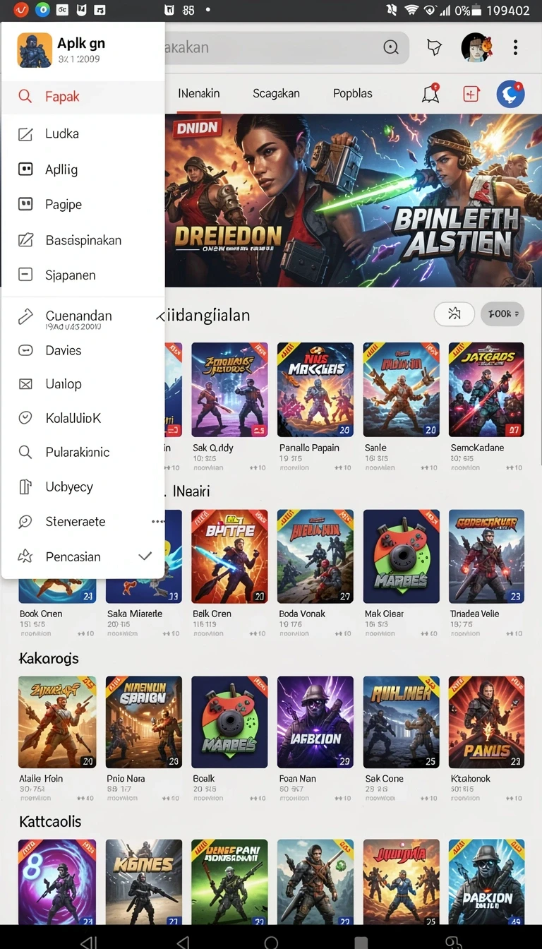 Tampilan utama aplikasi Download gim777 APK Terbaru untuk HP Android yang intuitif dan efisien.