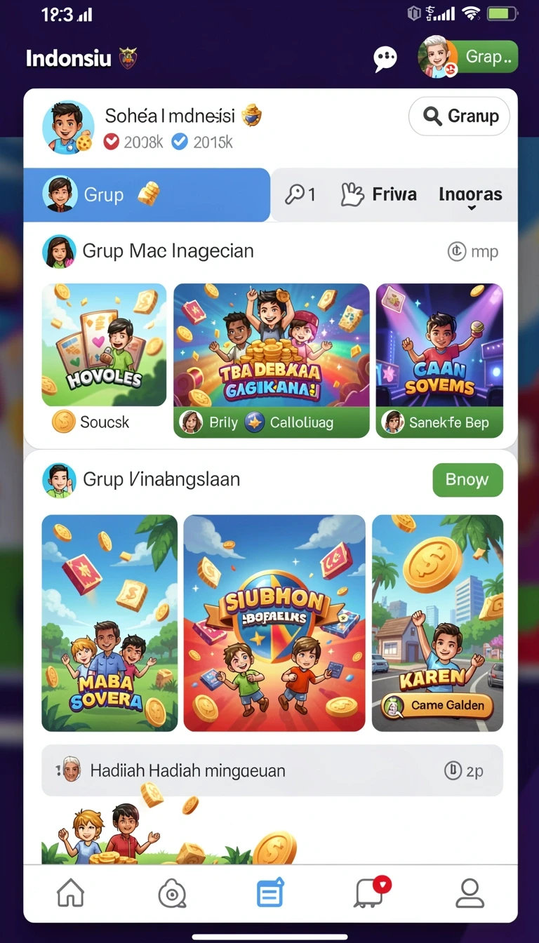 Tampilan utama aplikasi Unduh planet77 APK Gratis untuk Android yang intuitif dan efisien.