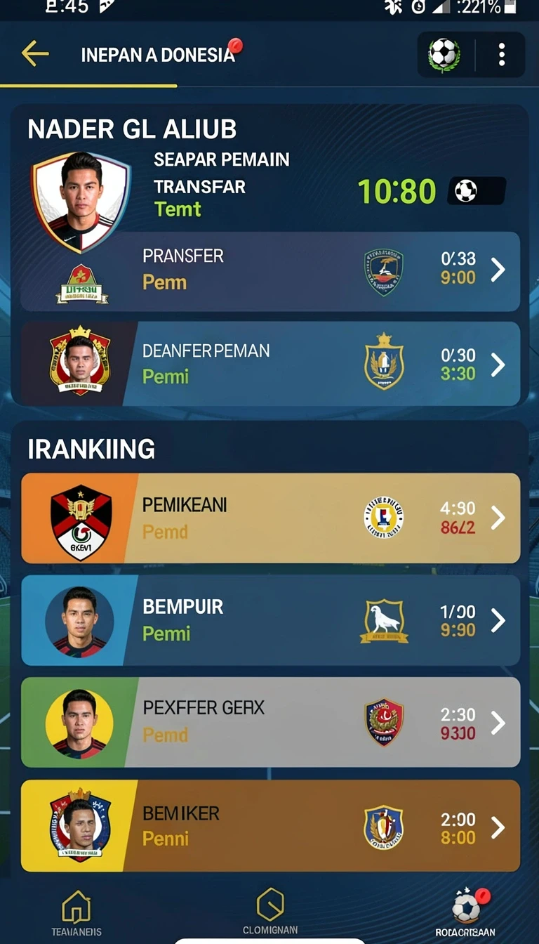 Tampilan utama aplikasi Aplikasi bara22 Resmi dan Terpercaya di Android yang intuitif dan efisien.