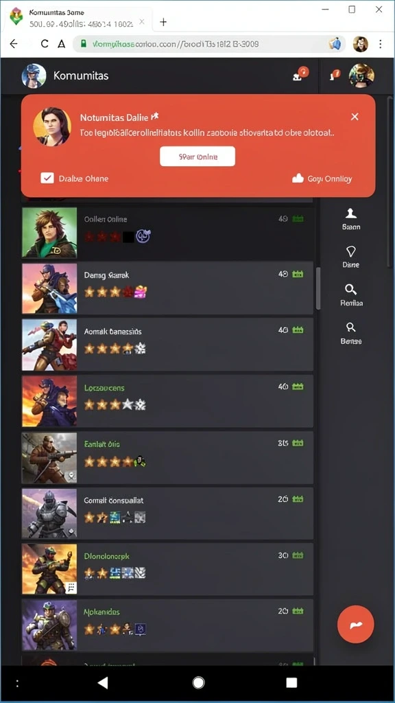 Tampilan utama aplikasi Cara Download dan Instal in22 di Android yang intuitif dan efisien.